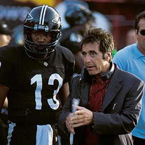 Jamie Foxx, Al Pacino and Dennis Quaid in Warner Brothers' Any Given Sunday