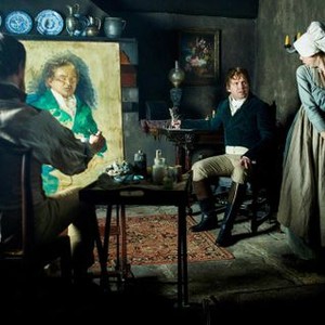PETERLOO, FROM LEFT: BEN CROMPTON, RORY KINNEAR, BRYONY MILLER, 2018. PH: SIMON MEIN/© AMAZON STUDIOS