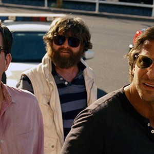 (L-R) Ed Helms as Stu, Zach Galifianakis as Alan and Bradley Cooper as Phil in "The Hangover Part III."