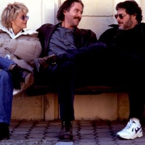 FRENCH KISS, from left: Meg Ryan, Kevin Kline, director Lawrence Kasden on set, 1995, TM and Copyright (c) 20th Century Fox Film Corp. All rights reserved. Meg Ryan, Kevin Kline, Lawrence Kasdan, 1995