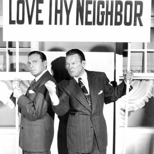 LOVE THY NEIGHBOR, Jack Benny, Fred Allen, 1940