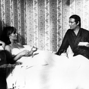 LA FEMME INFIDELE, Stephane Audran, Maurice Ronet, 1969