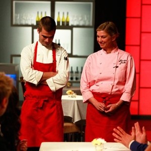 Top Chef: Masters, Hugh Acheson (L), Traci Des Jardins (R), 'Restaurant Wars', Season 3, Ep. #1, 04/06/2011, ©BRAVO