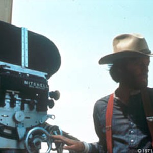 Director PETER FONDA on the set of THE HIRED HAND.