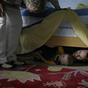 A scene from the film "Say Uncle."