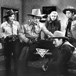 THE MAN FROM MONTANA, Nell O'Day, Johnny Mack Brown, Jean Brooks, Fuzzy Knight, 1941