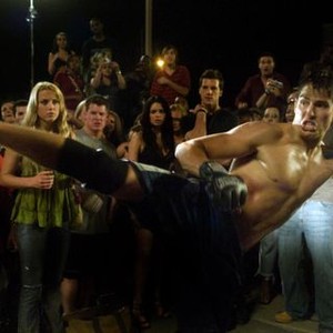 NEVER BACK DOWN, Amber Heard (front left), Sean Faris (front right), 2008. ©Summit Entertainment