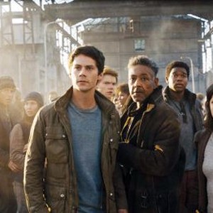 MAZE RUNNER: THE DEATH CURE, FROM LEFT, DYLAN O BRIEN, THOMAS BRODIE-SANGSTER, GIANCARLO ESPOSITO, DEXTER DARDEN, ROSA SALAZAR, 2018. TM AND COPYRIGHT ©20TH CENTURY FOX FILM CORP. ALL RIGHTS RESERVED