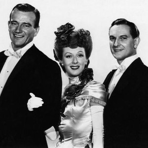 FLAME OF THE BARBARY COAST, John Wayne, Ann Dvorak, Joseph Schildkraut, 1945