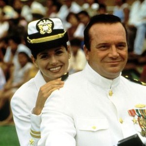 MCHALE'S NAVY, Debra Messing, Tom Arnold, 1997, (c)Universal