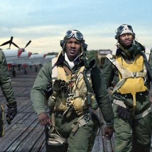 RED TAILS, from left: Leslie Odom Jr., Michael B. Jordan, Nate Parker, Kevin Phillips, David Oyelowo, Elijah Kelley, 2012, TM and Copyright ©20th Century Fox Film Corp. All rights reserved.