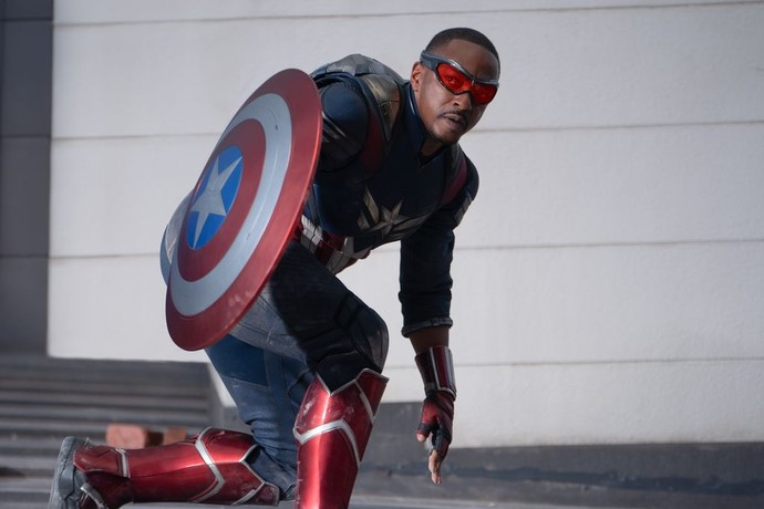 Captain America (Anthony Mackie), in "Captain America: Brave New World." (Walt Disney Studios Motion Pictures)