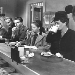 WATCH ON THE RHINE, Alan Hale Jr, Eric Roberts, Paul Lukas, Donald Buka, Janis Wilson, Bette Davis, 1943