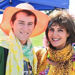 HELICOPTER MOM, from left: Jason Dolley, Nia Vardalos, 2014. ph: Charles Christopher/©eOne Entertainment