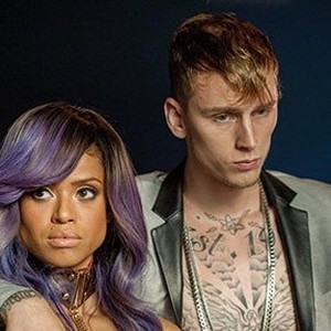 Gugu Mbatha-Raw as Noni and Machine Gun Kelly in "Beyond the Lights."