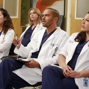 Grey's Anatomy, from left: Sandra Oh, Ellen Pompeo, Jesse Williams, Sara Ramirez, 'She's Killing Me', Season 9, Ep. #20, 04/04/2013, ©ABC