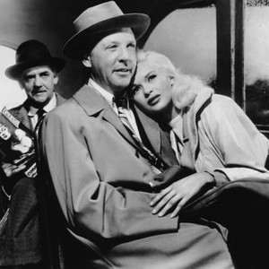 THE WAYWARD BUS, from left, Larry Keating, Dan Dailey, Jayne Mansfield, 1957, TM and Copyright ©20th Century-Fox Film Corp. All Rights Reserved