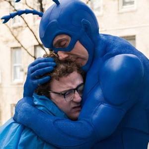 Griffin Newman (left) and Peter Serafinowicz