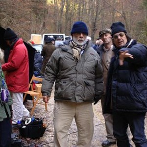 YOUTH WITHOUT YOUTH, director Francis Ford Coppola (center), on set, 2007. ©Sony Pictures Classics