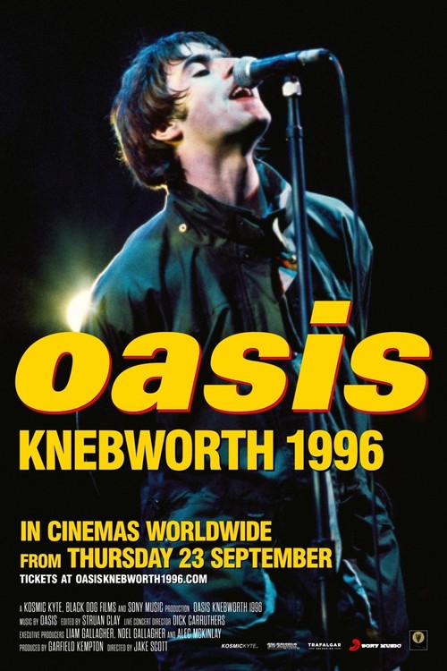 Oasis Knebworth 1996 poster