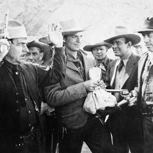PANAMINT'S BAD MAN, first, fourth and eighth from left: Noah Beery Sr, Smith Ballew, Stanley Fields, 1938 TM and Copyright (c) 20th Century-Fox Film Corp.  All Rights Reserved