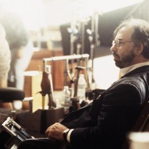 THE RAINMAKER, director Francis Ford Coppola (front) on set, 1997, (c) Paramount