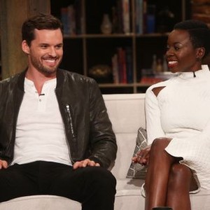 Talking Dead, Austin Nichols (L), Danai Gurira (R), The Next World, Season 5, Ep. #10, 2/21/2016, ©AMC