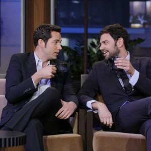 The Tonight Show With Jay Leno, Zachary Levi (L), Barry Rothbart (R), 'Season', ©NBC