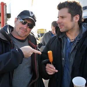 Psych, Mel Damski (L), James Roday (R), 'The Head, The Tail, The Whole Damn Episode', Season 4, Ep. #15, 03/03/2010, ©USA