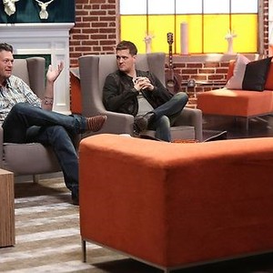 The Voice, Blake Shelton (L), Michael Bublé (R), 'The Battles Continue', Season 3, Ep. #13, 10/16/2012, ©NBC