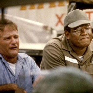 GOOD MORNING, VIETNAM, Robin Williams, Forest Whitaker, 1987, (c)Buena Vista Pictures