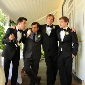 A FEW BEST MEN, from left: Tim Draxl, Kevin Bishop, Kris Marshall, Xavier Samuel, 2011. ©Icon Film Distribution