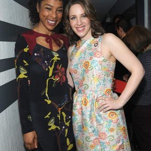 The 68th Annual Tony Awards, Sophie Okonedo (L), Jessie Mueller (R), 06/08/2014, ©CBS