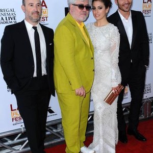 Javier Camara, Pedro Almodovar, Blanca Suarez, Miguel Silvestre at arrivals for I''M SO EXCITED Opening Night Premiere at the LA FILM FEST Presented by Film Independent, Regal Cinemas L.A. Live, Los Angeles, CA June 13, 2013. Photo By: Dee Cercone/Everett