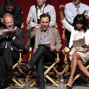 Scandal, from left: Jeff Perry, George Newbern, Tony Goldwyn, Kerry Washington, 04/05/2012, ©ABC
