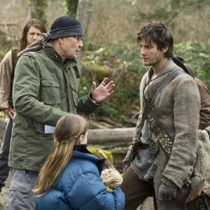 SEVENTH SON, l-r: director Sergei Bodrov, Ben Barnes on set, 2014. ph: Kimberly French/©Universal Pictures