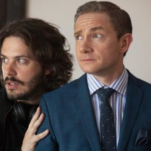 THE WORLD'S END, from left: director Edgar Wright, Martin Freeman, on set, 2013, ph: Laurie Sparham/©Focus Features