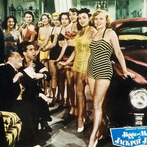 JIGGS AND MAGGIE IN JACKPOT JITTERS, seated, from left, Joe Yule, Renie Riano, 1949