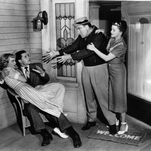 THE LIFE OF RILEY, Meg Randall, Richard Long, William Bendix, Rosemary DeCamp, 1949
