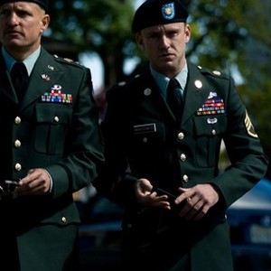 (L-R) Woody Harrelson as Tony Stone and Ben Foster as Will Montgomery in "The Messenger."