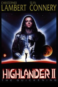 Poster for Highlander II: The Quickening
