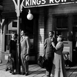 KINGS ROW, Ann Sheridan, Ronald Reagan, Robert Cummings, 1942