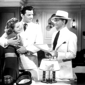 PHANTOM RAIDERS, from left: Florence Rice, John Carroll, Joseph Schildkraut, 1940