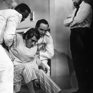 THE MIND OF MR.SOAMES, Terence Stamp (second from left), Robert Vaughn (right), 1970