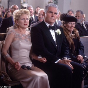 Sandra (DIANA SCARWD), Ken (JAMES BROLIN), and Aunt Budge (JACKIE BURROUGHS) wait for the "I do" in MGM Pictures' comedy A GUY THING. photo 5