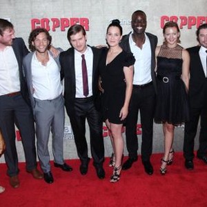 Tessa Thompson, Dylan Taylor, Kyle Schmid, Tom Weston-Jones, Franka Potente, Ato Essandoh, Tanya Fischer, Kevin Ryan, Anastasia Griffith at arrivals for BBC America''s COPPER Season Premiere, MoMA Museum of Modern Art, New York, NY August 15, 2012. Photo