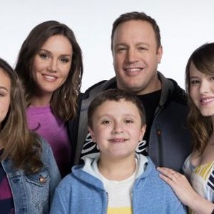 Mary-Charles Jones, Erinn Hayes, James Digiacomo, Kevin James, and Taylor Spreightler (from left)