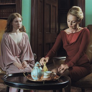 (L-R) Emily Browning as Lucy and Rachael Blake as Clara in "Sleeping Beauty."