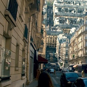 A scene from the film "Inception."