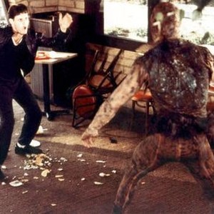 THE TOXIC AVENGER, Mitch Cohen (right), 1985. ©Troma Films